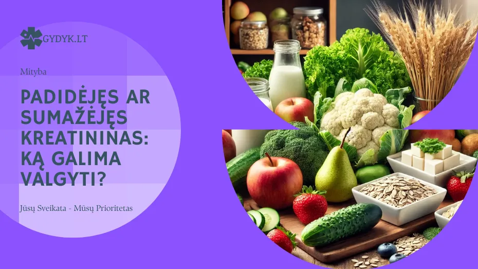 Padidėjęs ar sumažėjęs kreatininas: ką galima valgyti? Padidėjęs ar sumažėjęs kreatininas ką galima valgyti