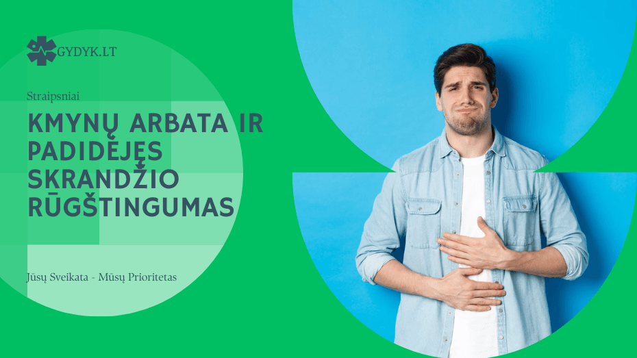 kmynų arbata ir padidėjęs skrandžio rūgštingumas