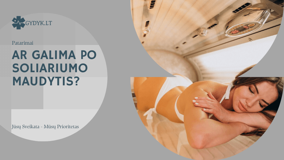 Ar galima po soliariumo maudytis? Poveikis odai ir svarbūs patarimai Ar galima po soliariumo maudytis