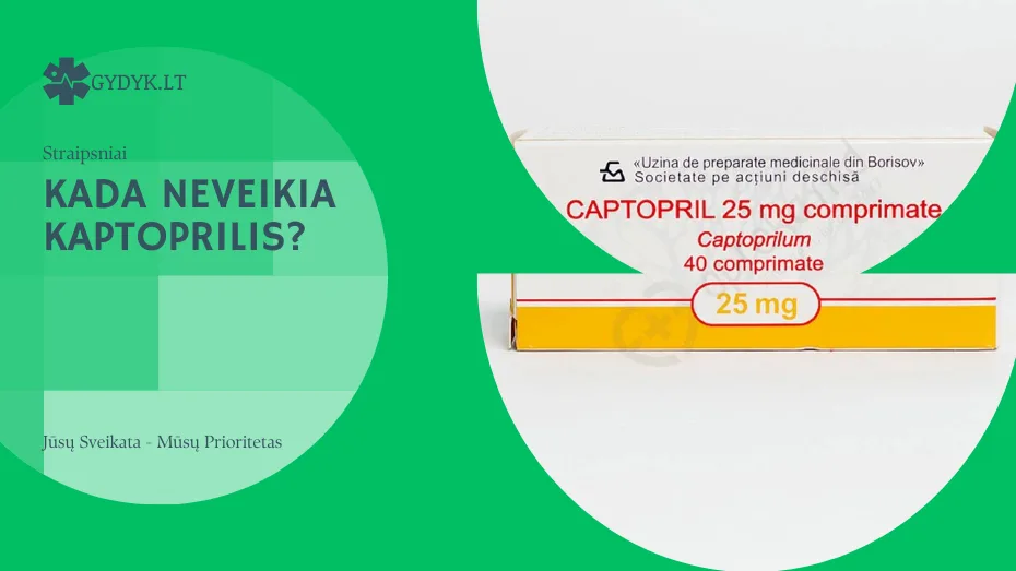 Kada neveikia kaptoprilis