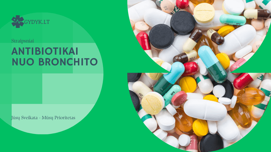 antibiotikai nuo bronchito