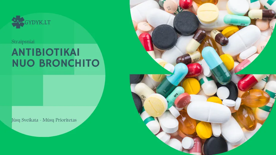 antibiotikai nuo bronchito