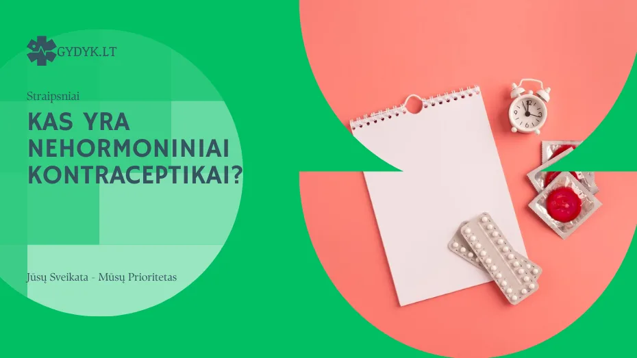 kas yra nehormoniniai kontraceptikai