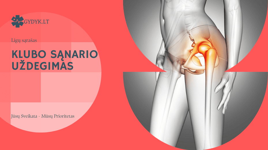 Klubo sąnario uždegimas: simptomai, priežastys ir gydymas Klubo sąnario uždegimas