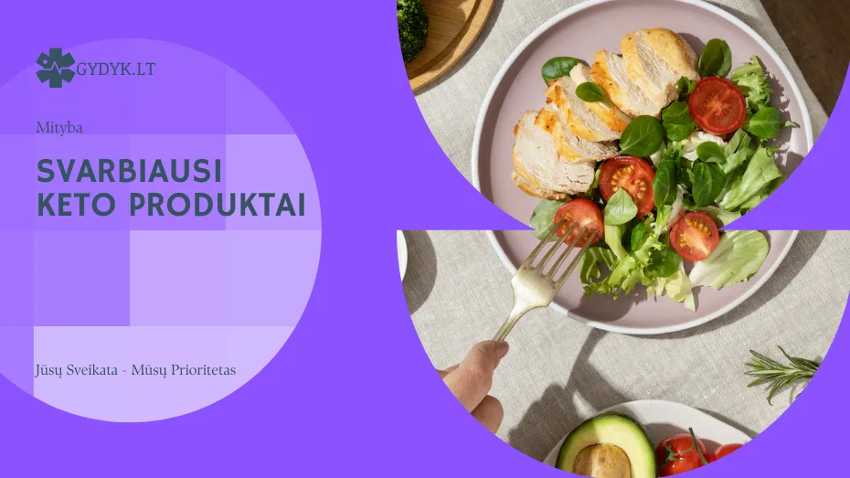 Svarbiausi keto produktai
