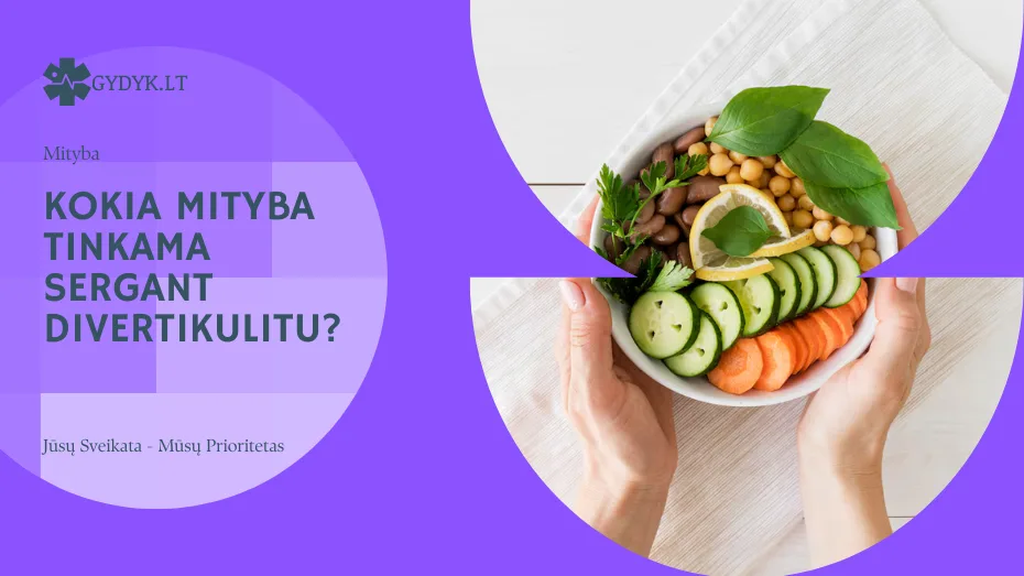 kokia mityba tinkama sergant divertikulitu