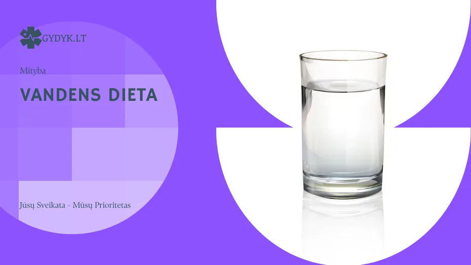 vandens dieta