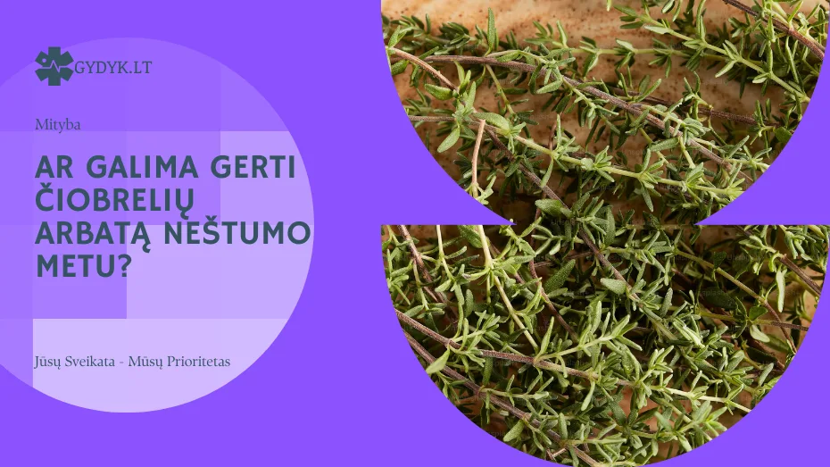 Ar galima gerti čiobrelių arbatą neštumo metu(1)
