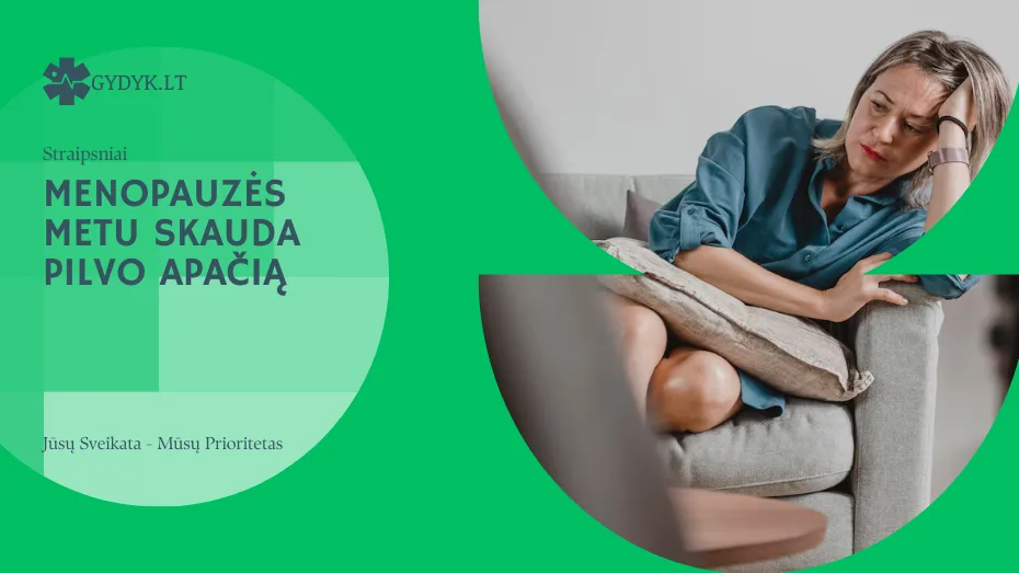 Menopauzės metu skauda pilvo apačią