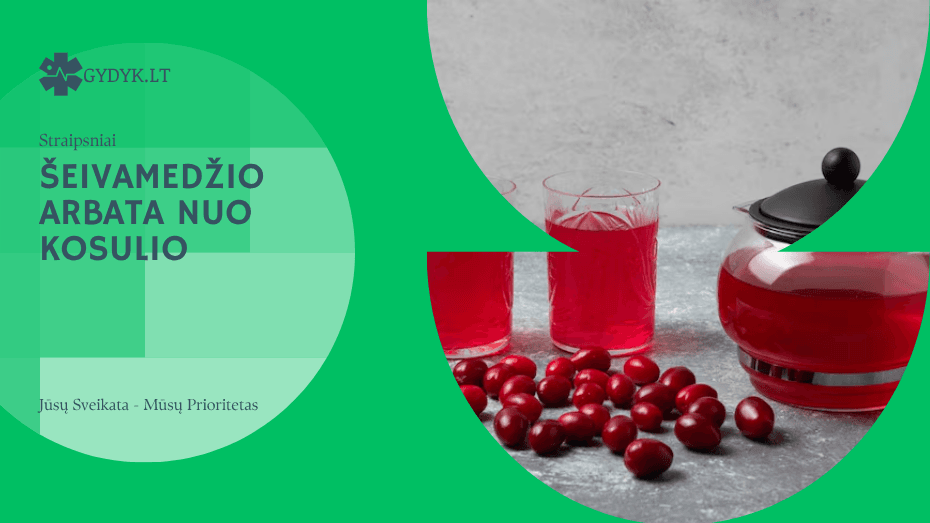 Šeivamedžio arbata nuo kosulio