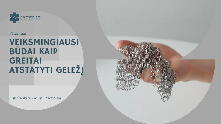 veiksmingiausi būdai kaip greitai atstatyti geležį