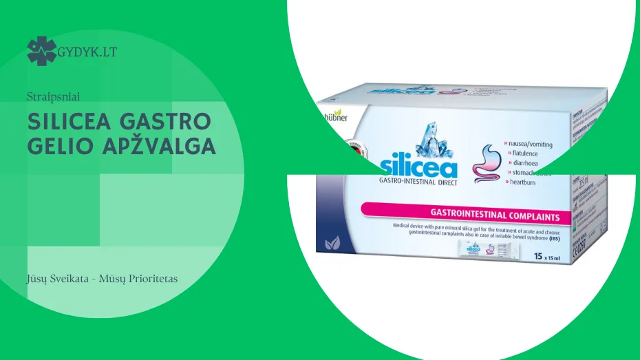 Silicea Gastro gelis: vartojimas, šalutinis poveikis ir atsiliepimai Silicea Gastro gelio apžvalga