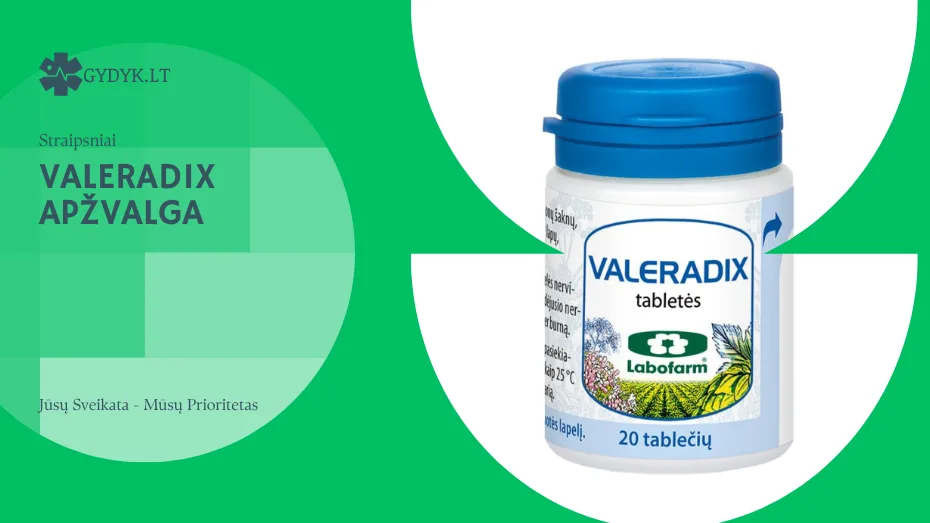 Valeradix apžvalga