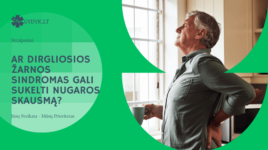 Ar dirgliosios žarnos sindromas gali sukelti nugaros skausmą