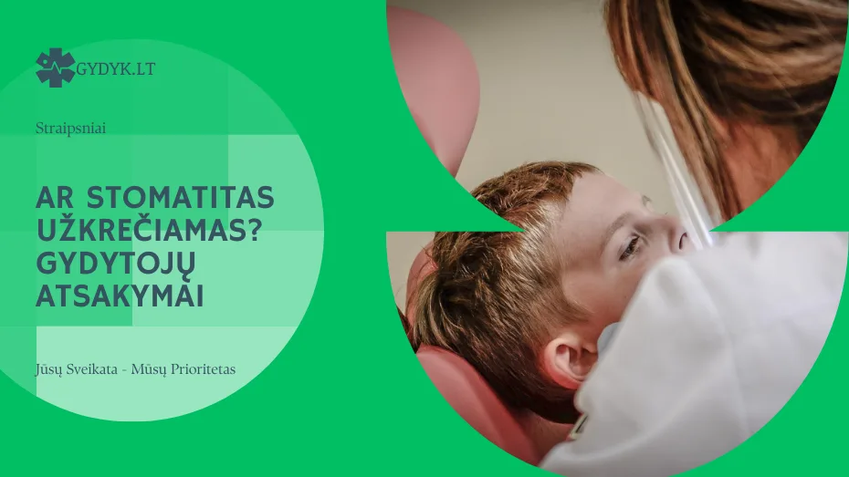 Ar stomatitas užkrečiamas Gydytojų atsakymai