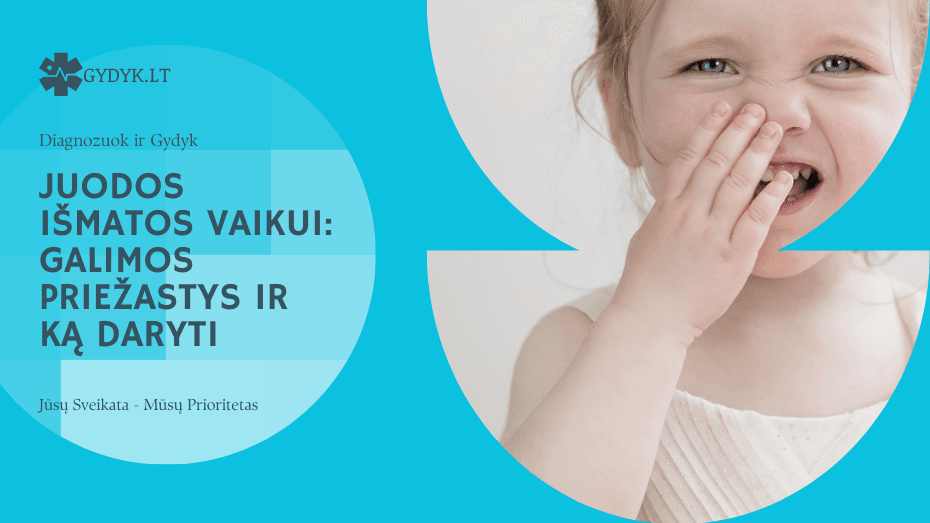 Juodos išmatos vaikui galimos priežastys ir ką daryti