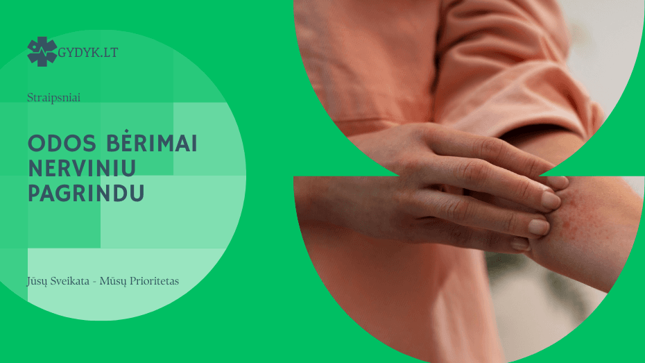 Odos bėrimai nerviniu pagrindu