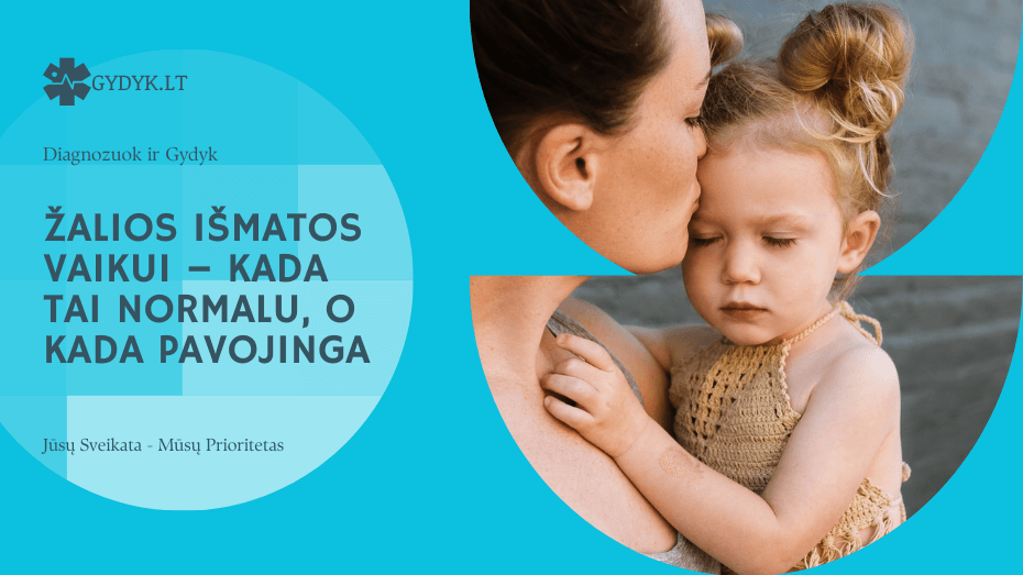 Žalios išmatos vaikui – kada tai normalu, o kada pavojinga