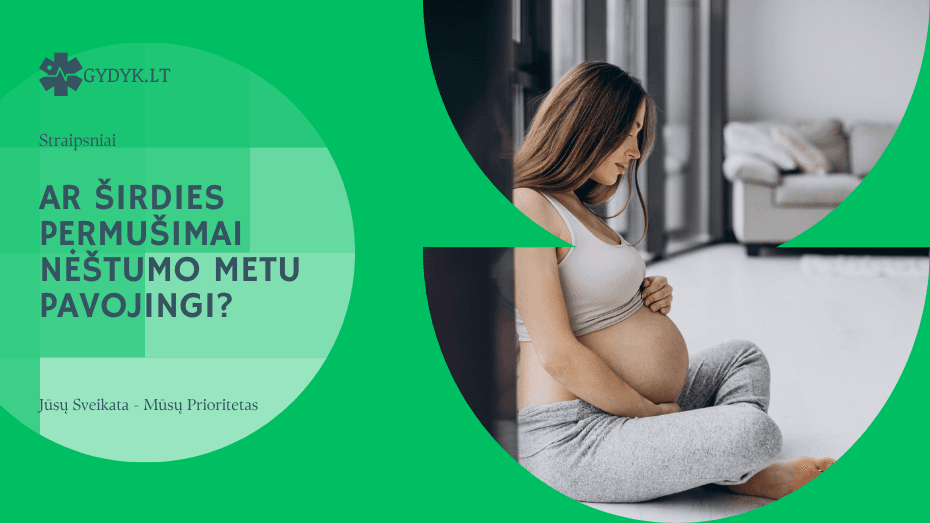 Koks yra normalus širdies ritmas ramybės metu ir fizinio krūvio metu Ar širdies permušimai nėštumo metu pavojingi