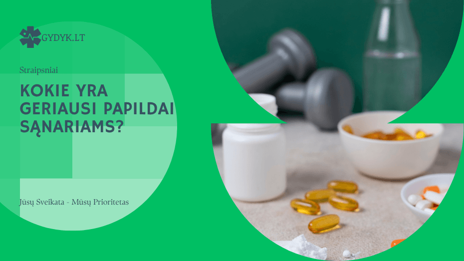 Kokie yra geriausi papildai sąnariams