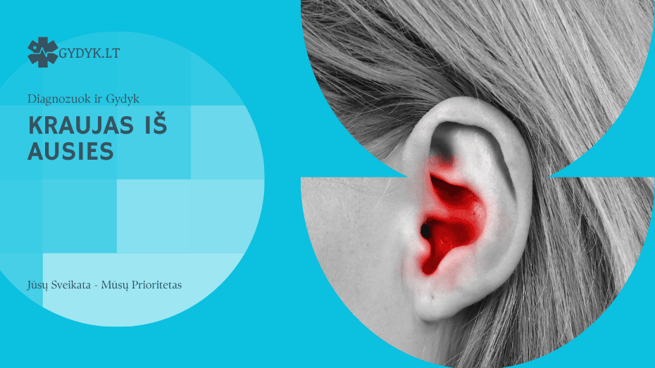 Kraujas iš ausies: galimos priežastys ir ką daryti? Kraujas iš ausies