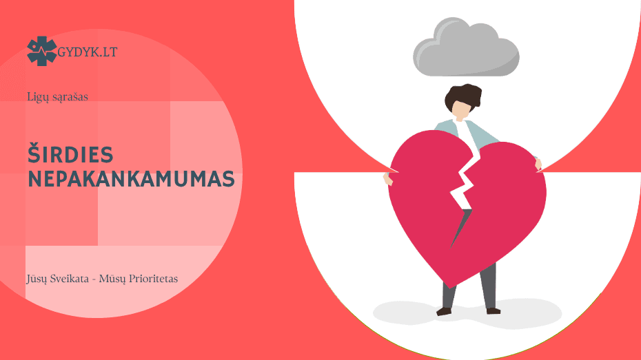 Širdies nepakankamumas: kaip nustatoma ši liga Širdies nepakankamumas