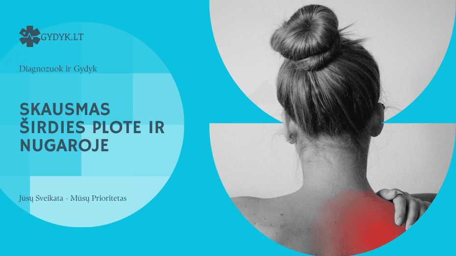 Skausmas širdies plote ir nugaroje