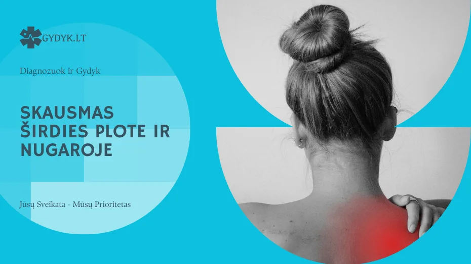 Skausmas širdies plote ir nugaroje