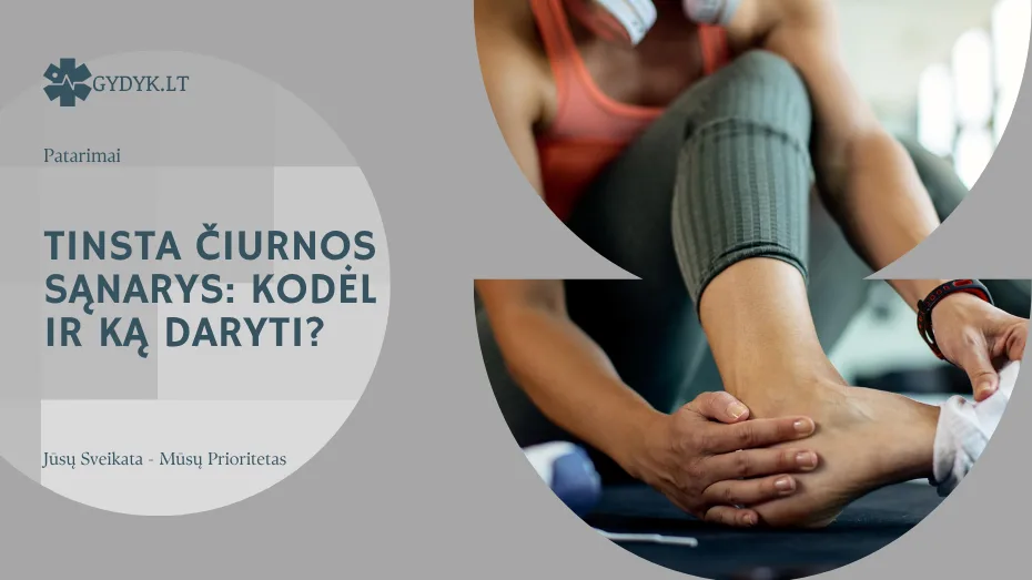 Tinsta čiurnos sąnarys kodėl ir ką daryti