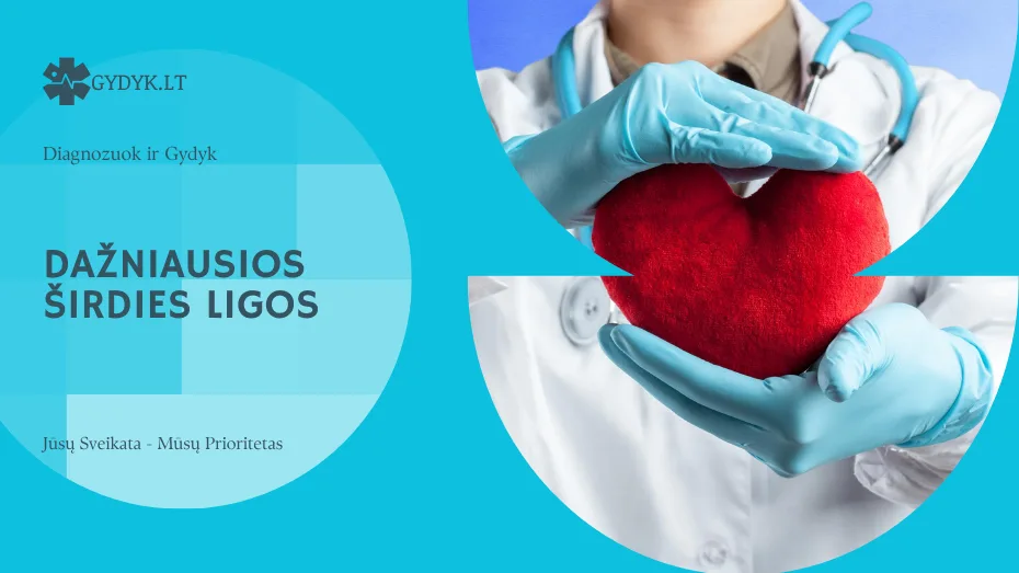 Dažniausios širdies ligos, jų atpažinimas, gydymas ir svarbiausi prevencijos principai