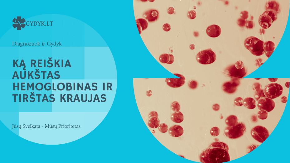 ką reiškia Aukštas hemoglobinas ir tirštas kraujas