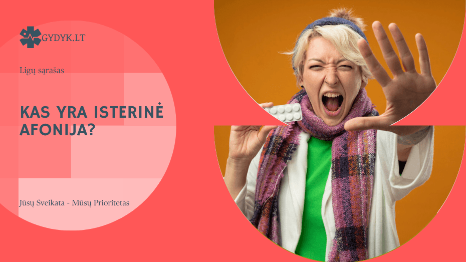 kas yra Isterinė afonija?
