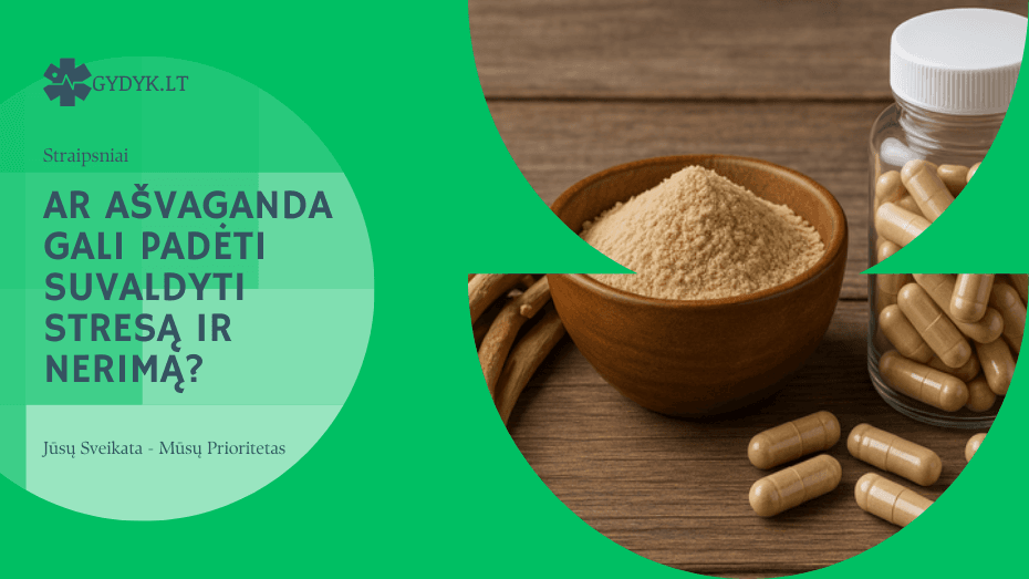 Ar ašvaganda gali padėti suvaldyti stresą ir nerimą