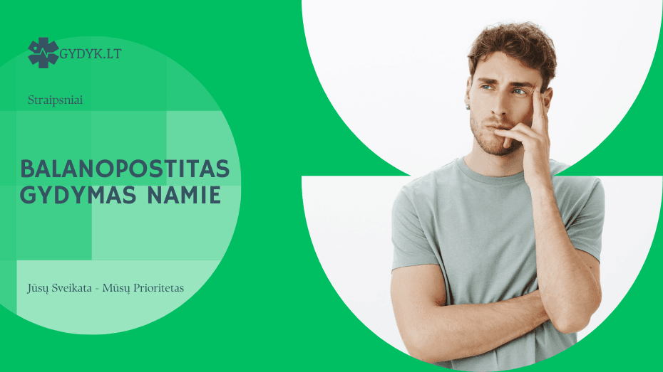 Balanopostitas gydymas namie