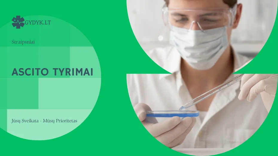 ascito tyrimai