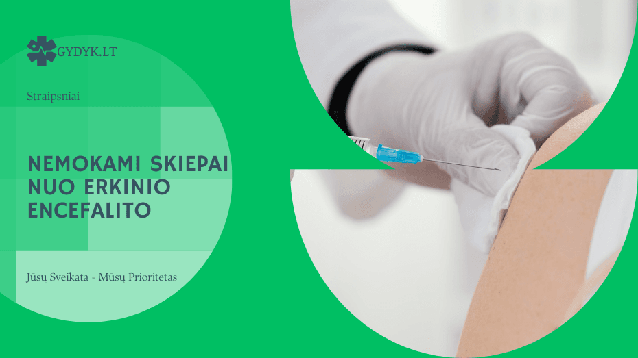 Nemokami skiepai nuo erkinio encefalito