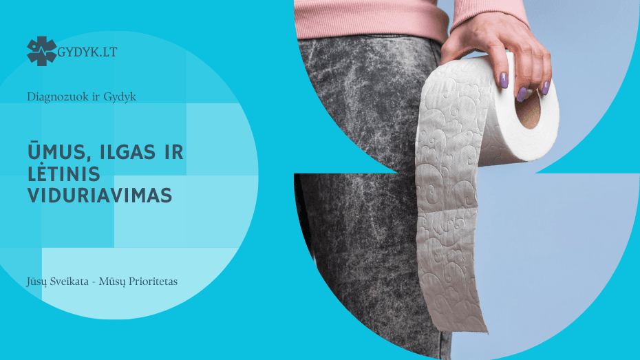 Ūmus, ilgas ir lėtinis viduriavimas