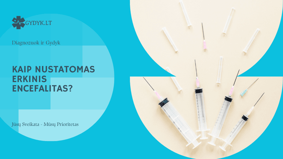 Kaip nustatomas erkinis encefalitas?