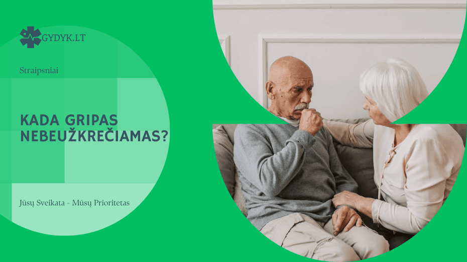 Kada gripas nebeužkrečiamas? Kiek laiko žmogus platina virusą?