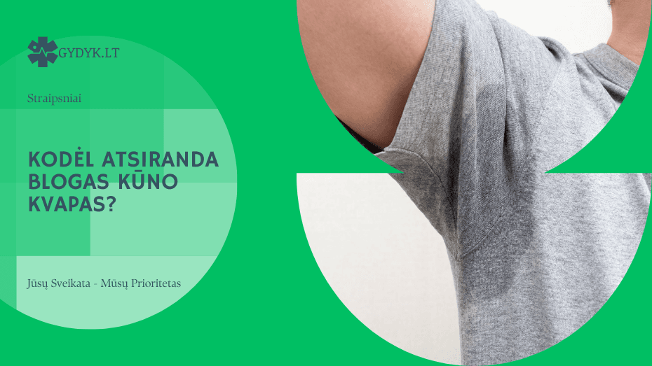 Kodėl atsiranda blogas kūno kvapas? Hormonai, mityba ar infekcijos