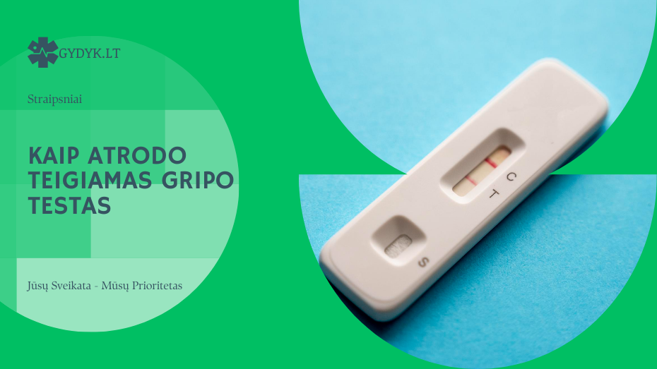 Kaip atrodo teigiamas gripo testas: kaip teisingai interpretuoti rezultatus