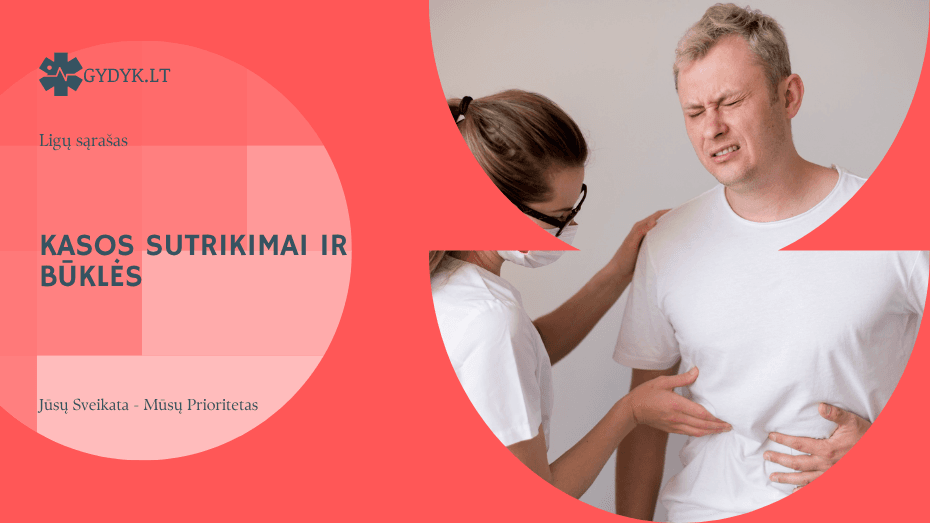 Kasos sutrikimai ir būklės: lipomatozė, steatozė, nekrozė ir kitos ligos