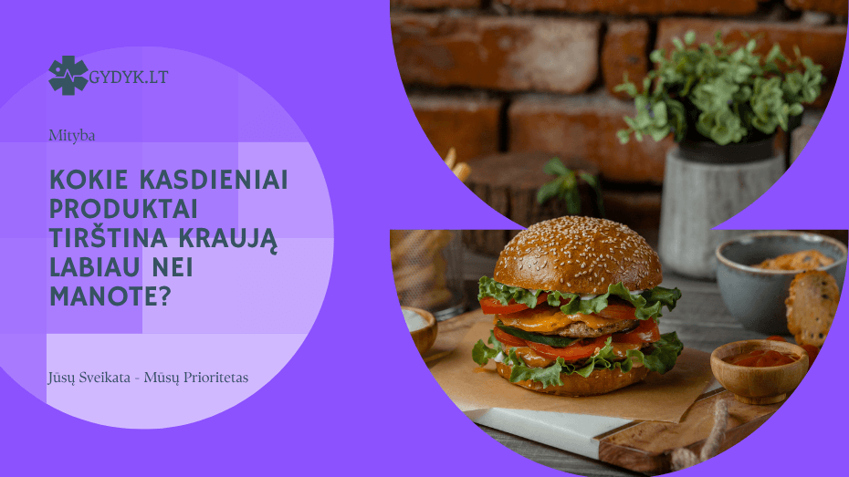 Kokie kasdieniai produktai tirština kraują labiau nei manote?