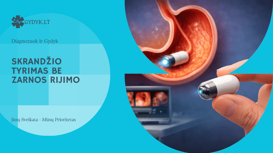 Skrandžio tyrimas be zarnos rijimo: ar įmanoma ir kokios alternatyvos