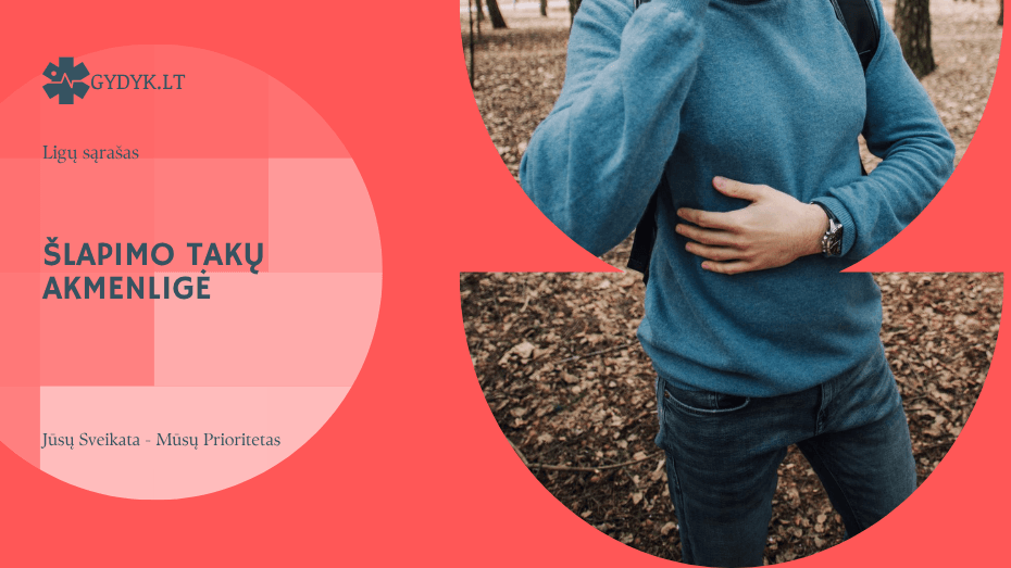 Šlapimo takų akmenligė: simptomai, priežastys ir ką daryti