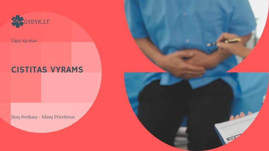 Cistitas vyrams – kaip atpažinti ligą ir ją gydyti