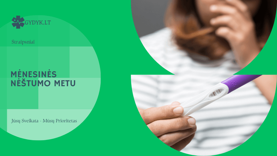 Mėnesinės nėštumo metu: ar tai įmanoma?