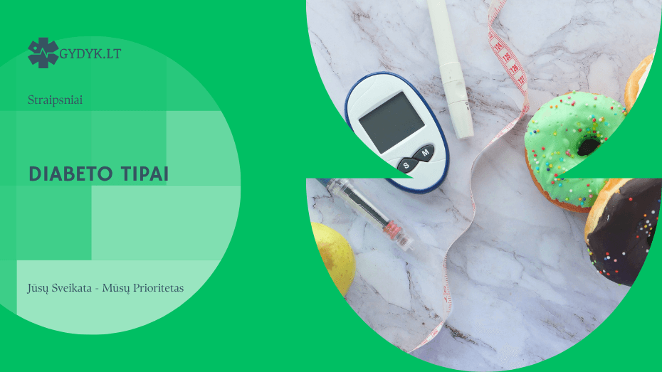 Diabeto tipai: pagrindinės rūšys ir retesnės formos
