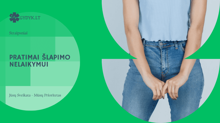 Pratimai šlapimo nelaikymui: ką galima daryti namuose?