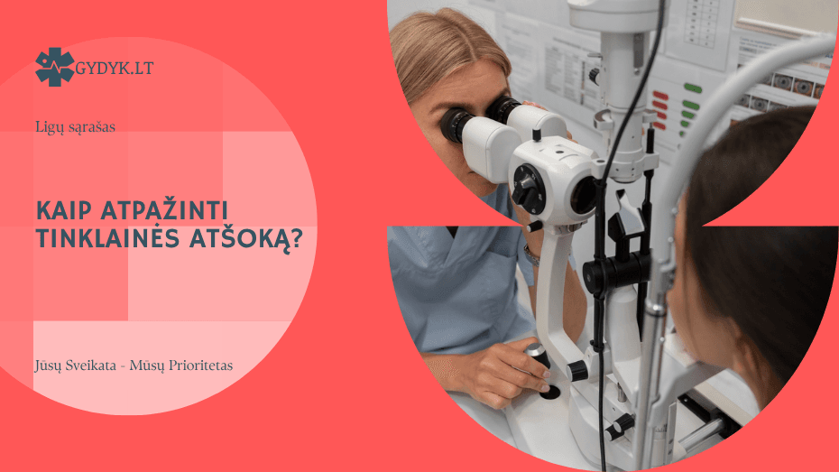 Kaip atpažinti tinklainės atšoką? Dažniausi simptomai ir pavojai